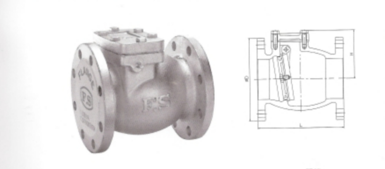 鑄鐵橫式逆止閥 JIS-10K