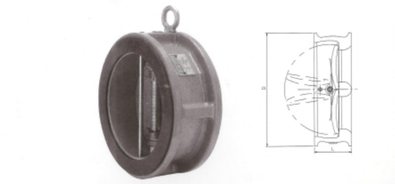 鑄鐵雙瓣式逆止閥 JIS-10K